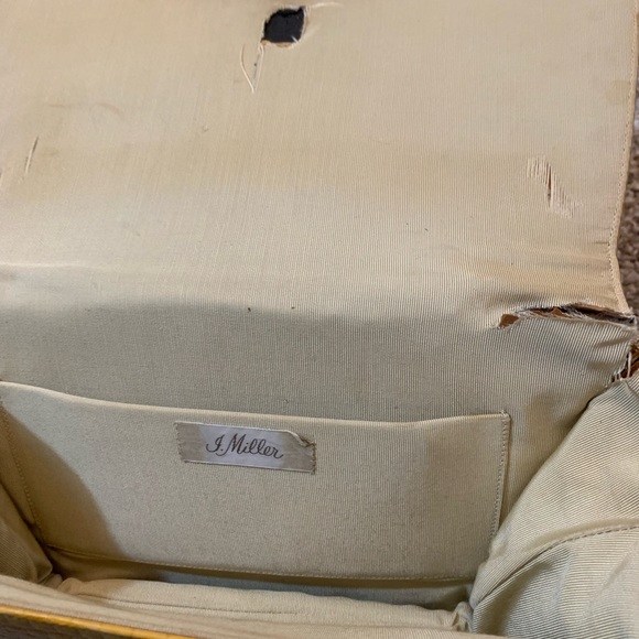 Vintage J. Miller yellow purse - Picture 5 of 6